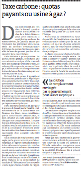 Tribune du 27 janvier 2010 dans Le Monde